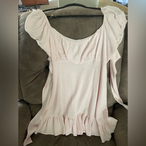 Blush pink Pacsun mini dress size Medium. - Picture 1 of 5